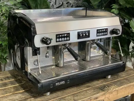 Gently Used Wega Polaris Two-Group Espresso System In Metallic Black 1