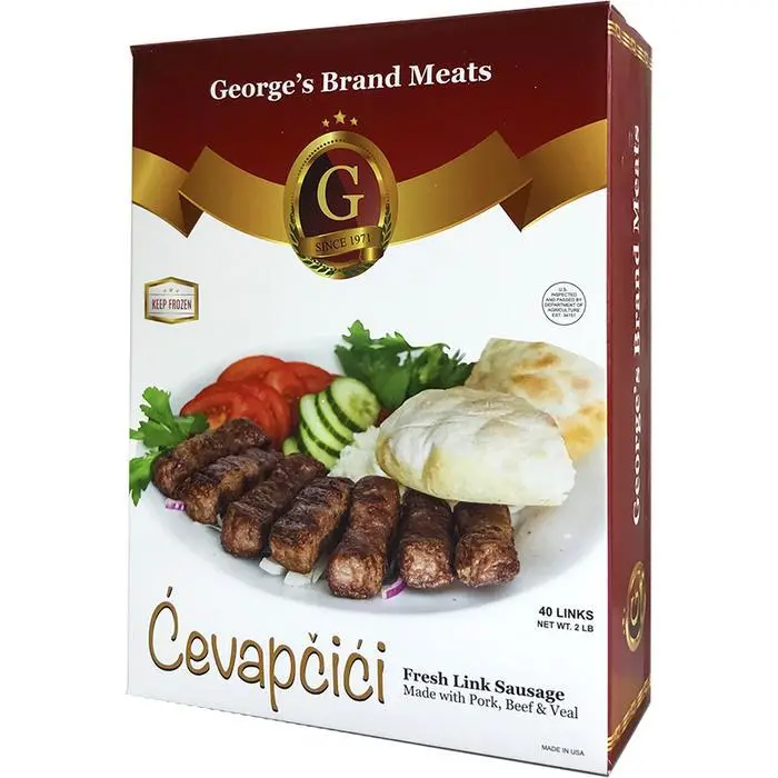 George’S Brand Cevapčići – 2Lb Mixed-Meat Sausage Links 1