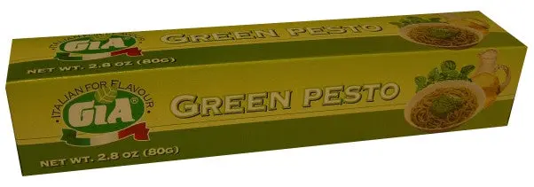 Gia Green Basil Pesto Paste – Authentic Italian-Style, 2.8 Oz (80G) 1
