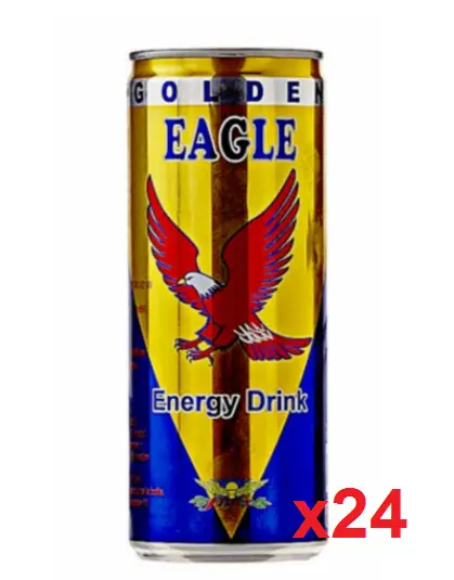 Golden Eagle Energy Drink – Case Of 24 × 250 Ml Cans 1