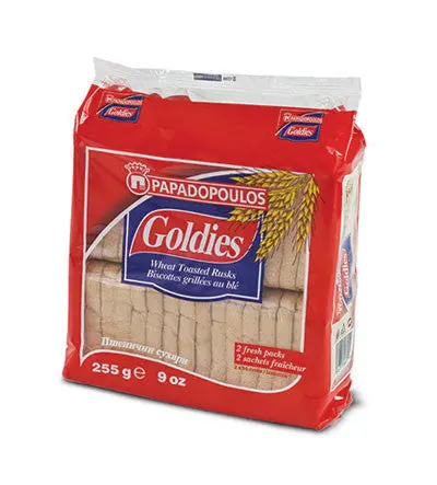 Goldies Wheat Toast Rusks – Red Bag, 255 G 1