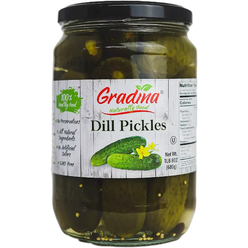 Gradina Dill Pickles, 24 Oz Jar 1