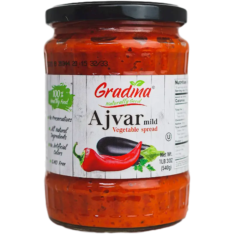 Gradina Mild Ajvar Vegetable Spread, 19.3 Oz 1