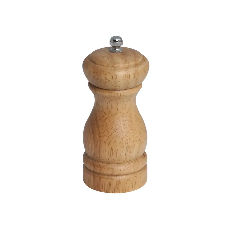 Handcrafted Wooden Salt Grinder – 5-Inch Tall 1