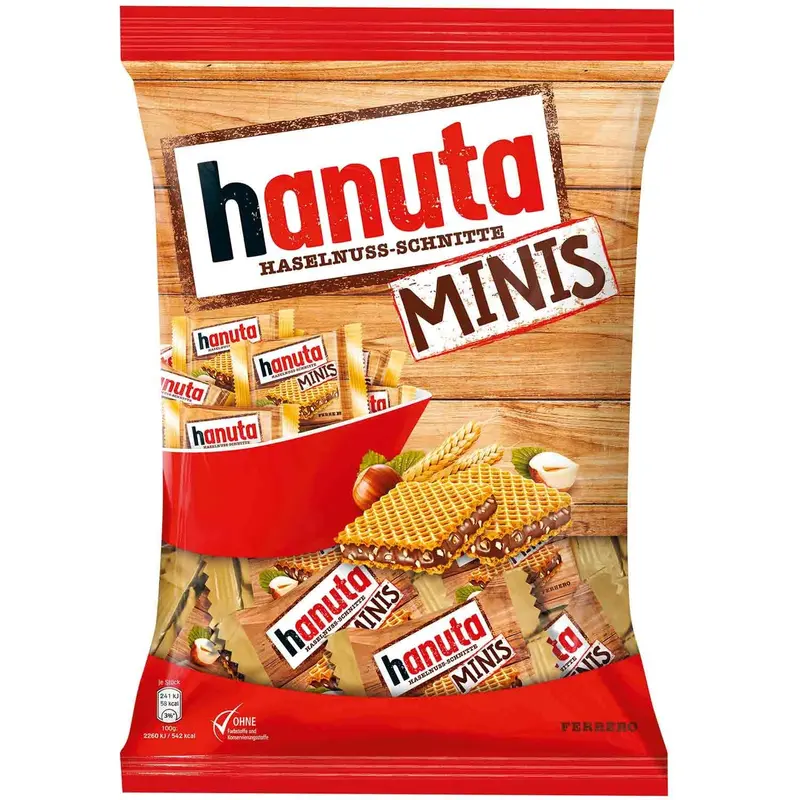 Hanuta Minis – Creamy Hazelnut Chocolate Bites, 200G Pack 1