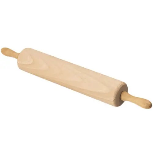 Hardwood Rolling Pin – 13-Inch Smooth Surface 1
