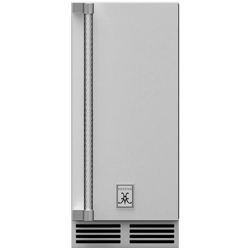 Hestan 15-Inch Outdoor Ice Maker – Solid-Door Unit With Locking Mechanism 1