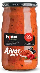 Hina Mild Ajvar Red Pepper Spread, 690G Authentic Balkan Condiment 1