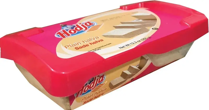 Hodja Vanilla Halva – Traditional Sesame Sweet, 12.3 Oz (350 G) 1