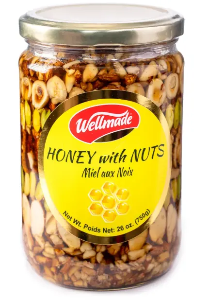 Honey Infused With Mixed Nuts (Wellmade) – 737G / 26 Oz 1