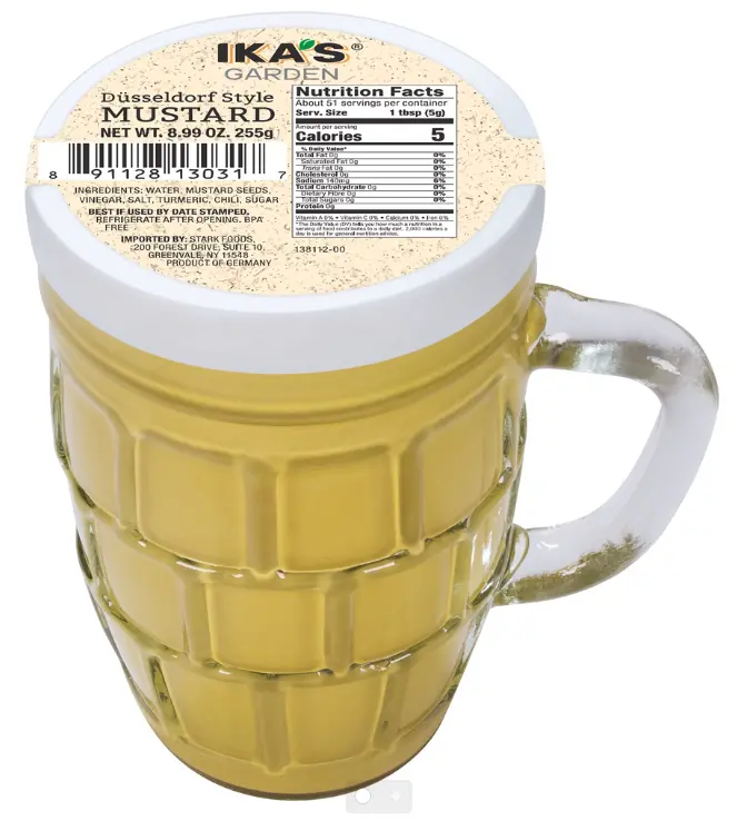Ika Düsseldorf-Style Mustard – 8.9 Oz (255G) Ceramic Mug 1