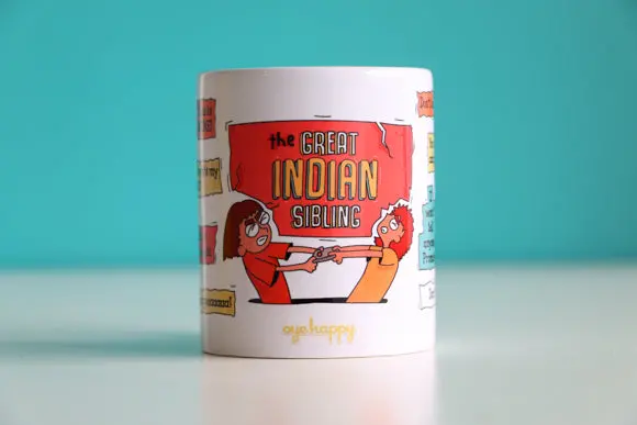 Indian-Themed Sibling Appreciation Mug 1