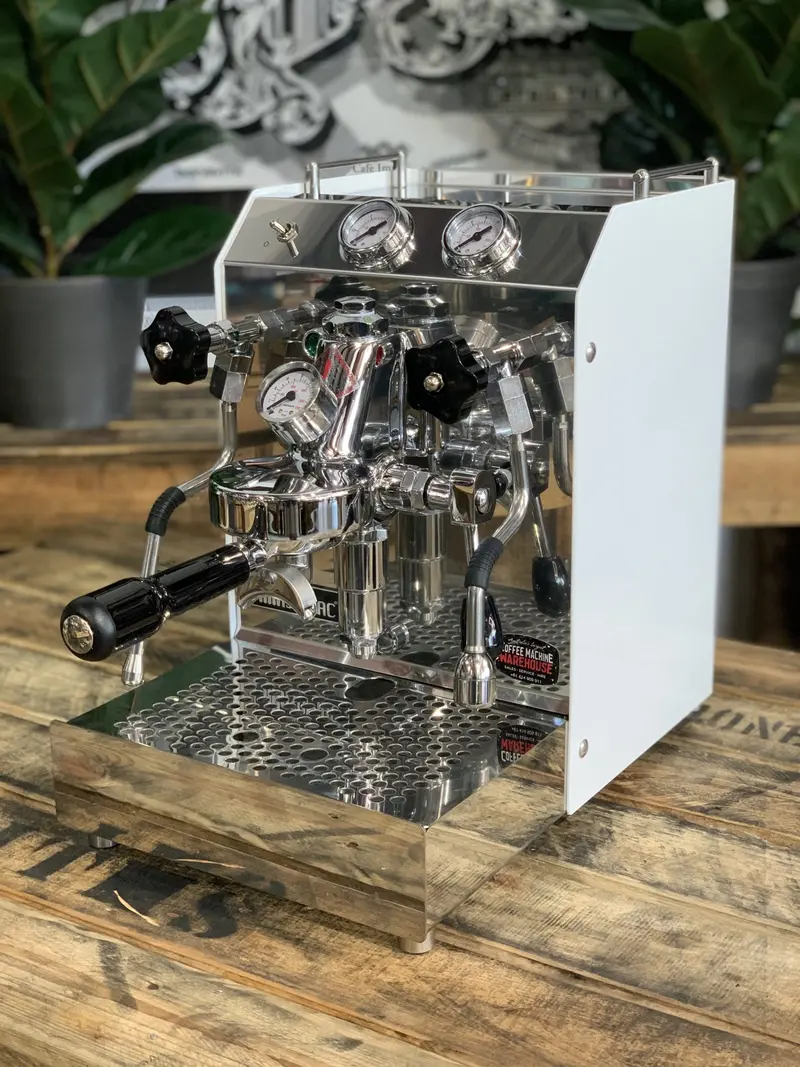 Isomac Tea Due Single-Group Espresso Machine – Sleek White Design (Brand New) 1