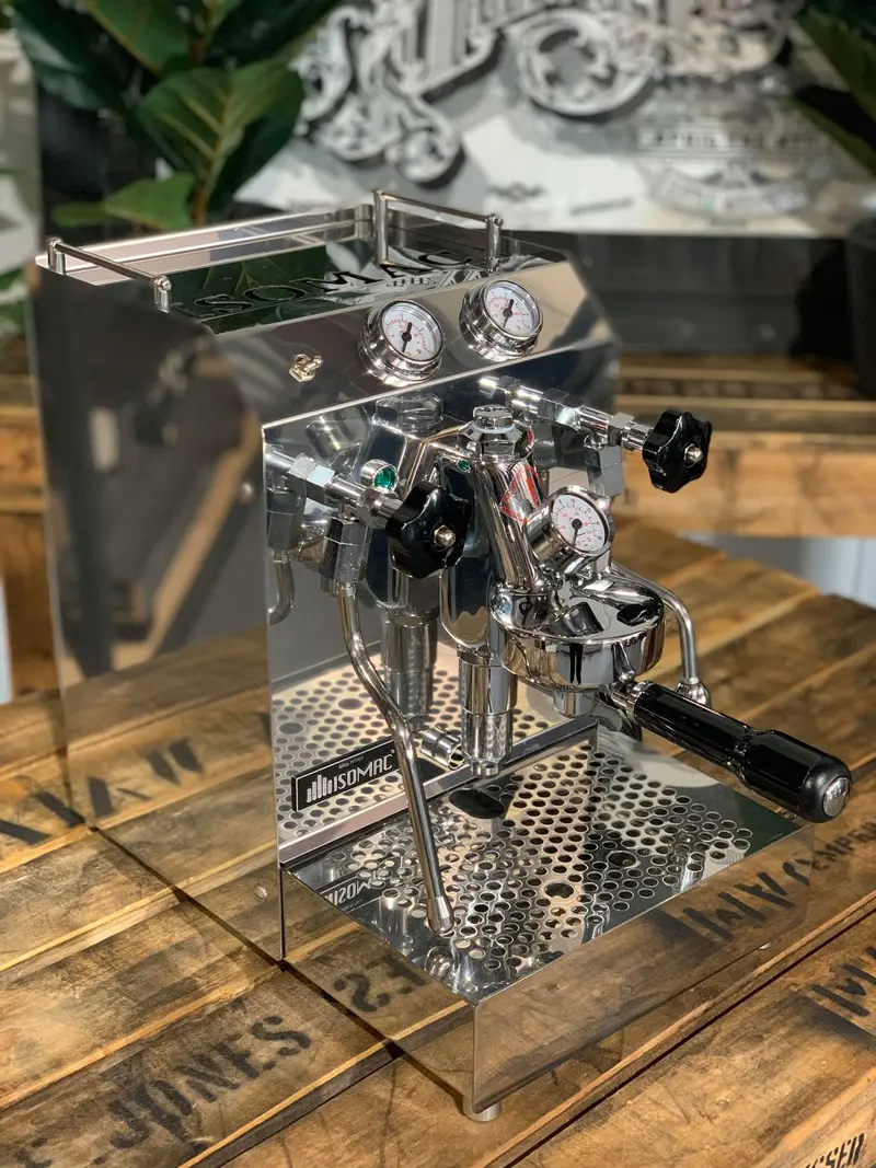 Isomac Tea Due Single Group Espresso Machine – Stainless Steel (New) 1