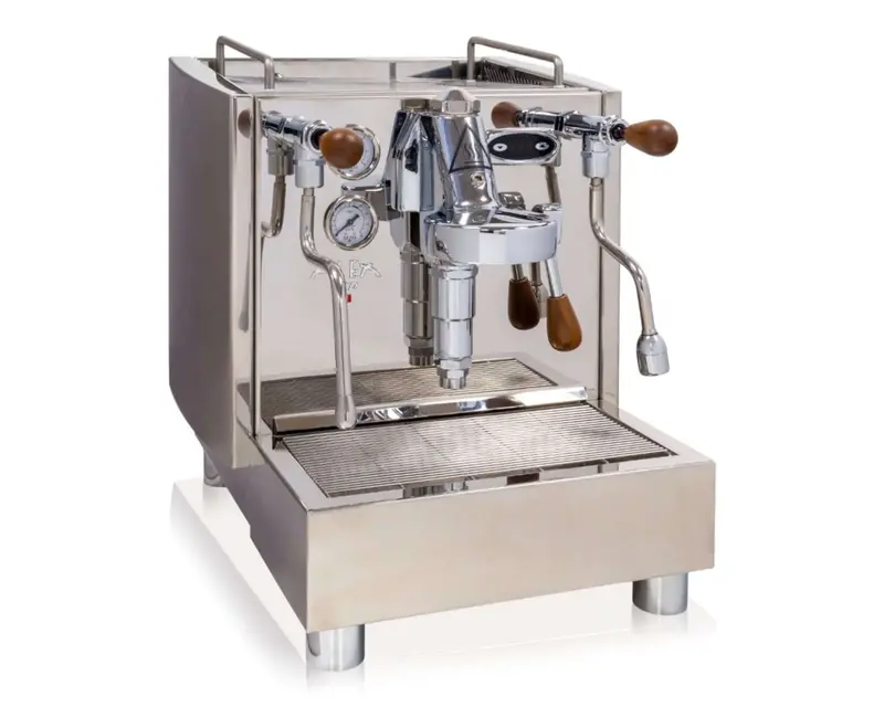 Izzo Alex Duetto Iv Plus Single-Group Espresso Machine – Stainless Steel & Timber Hybrid 1