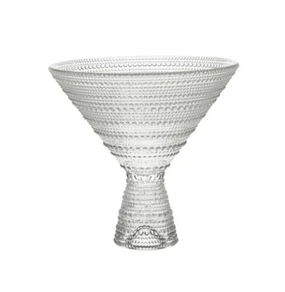 Jupiter Martini Glass – Modern Stemmed Coupe With Wide Rim And Weighted Base 1