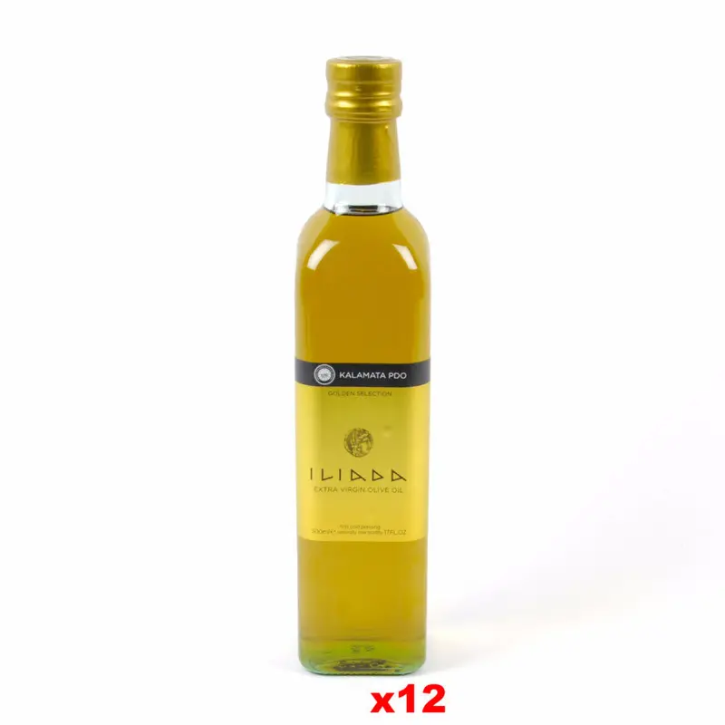 Kalamata Extra Virgin Olive Oil (Iliada) Case (12 X 500Ml (17 Oz)) 1