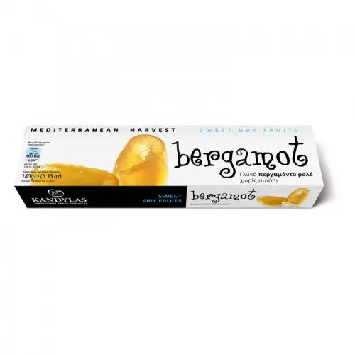 Kandylas Bergamot Glacé Fruit, Sweet Dried Treat, 6.35 Oz (180 G) 1