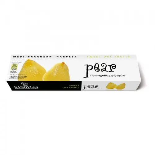 Kandylas Pear Glacé Fruit, Candied Dried Pear, 6.35 Oz (180 G) 1