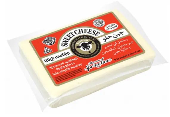 Karoun Sweet Cheese – Approx. 1 Lb Fresh Deli Cut 1
