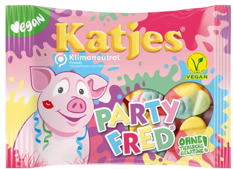 Katjes Party Fred Gummi Pigs Candy, 175 G 1