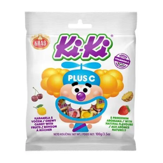 Kiki Plus Caramel-Infused Toffee Candy, 100G 1