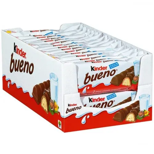 Kinder Bueno Chocolate Bars – 43G, Case Of 30 1