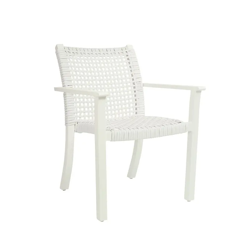 Kingsley Bate Catherine Aluminum Dining Armchair 1