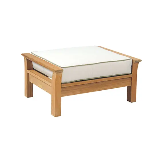 Kingsley Bate Chelsea Deep-Seat Cushioned Ottoman 1