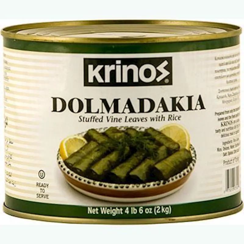 Krinos Dolmadakia – Stuffed Vine Leaves With Rice, 2 Kg (4 Lb 6 Oz) 1
