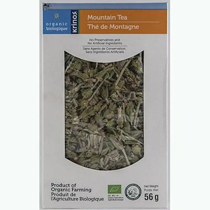 Krinos Organic Greek Mountain Tea – 56G Herbal Infusion 1