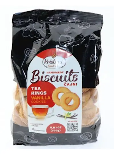 Kristina’S Vanilla Tea Rings – Cajni-Style Cookies, 500G 1