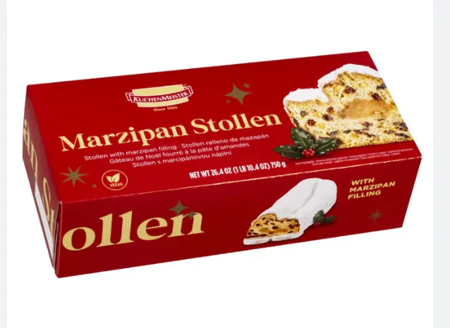 Kuchenmeister Marzipan Stollen – Almond-Paste Enriched, 26.4 Oz (750G) 1