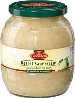 Kühne Or Gundelsheim Barrel-Fermented Sauerkraut, 28.5 Oz (810G) 1
