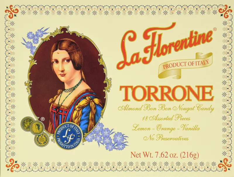 La Florentine Torrone – 18-Piece Premium Nougat Box (216G) 1