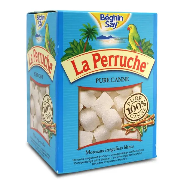 La Perruche White Pure Cane Sugar Cubes – 500 G (Two 250 G Packs) 1