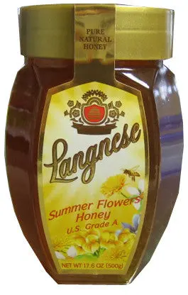 Langnese Summer Flower Honey – Mixed Wildflower Blend, 500 G (17.6 Oz) 1