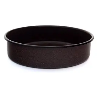 Large Round Enamel Cooking Pan – 36 Cm Diameter, ~2-Inch Depth 1