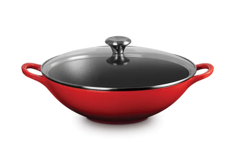 Le Creuset Enameled Cast Iron Wok – Versatile Stovetop Cooking 2