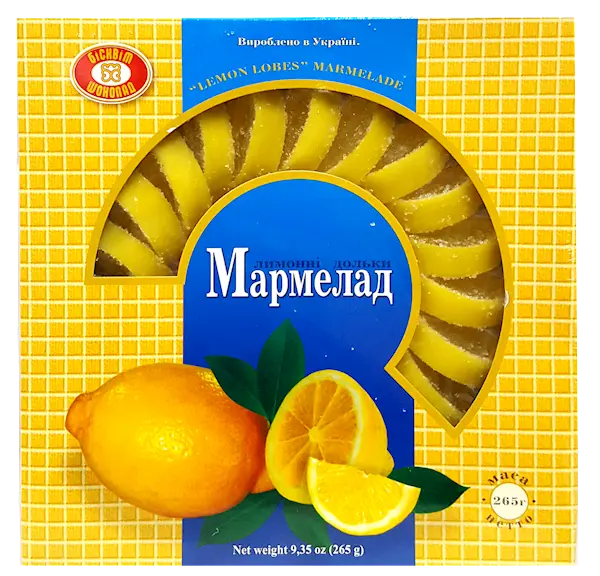 Lemon Fruit Jelly Candy Box – Gourmet Slices, 265 G 1