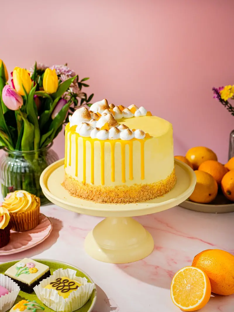 Lemon Meringue Elegance Cake 1