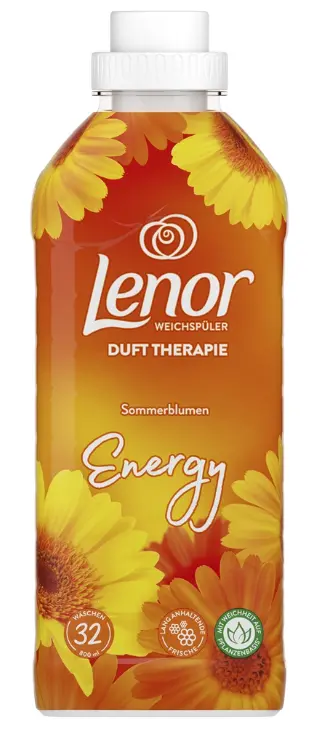Lenor Sommerblumen Fabric Softener – Energizing Floral Scent, 800Ml 1