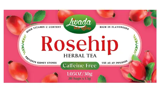 Livada Rosehip Herbal Infusion Tea – 30G Biodegradable Sachets 1