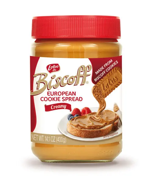 Lotus Biscoff Cookie Butter Spread, 14.1 Oz (400G) Jar 1