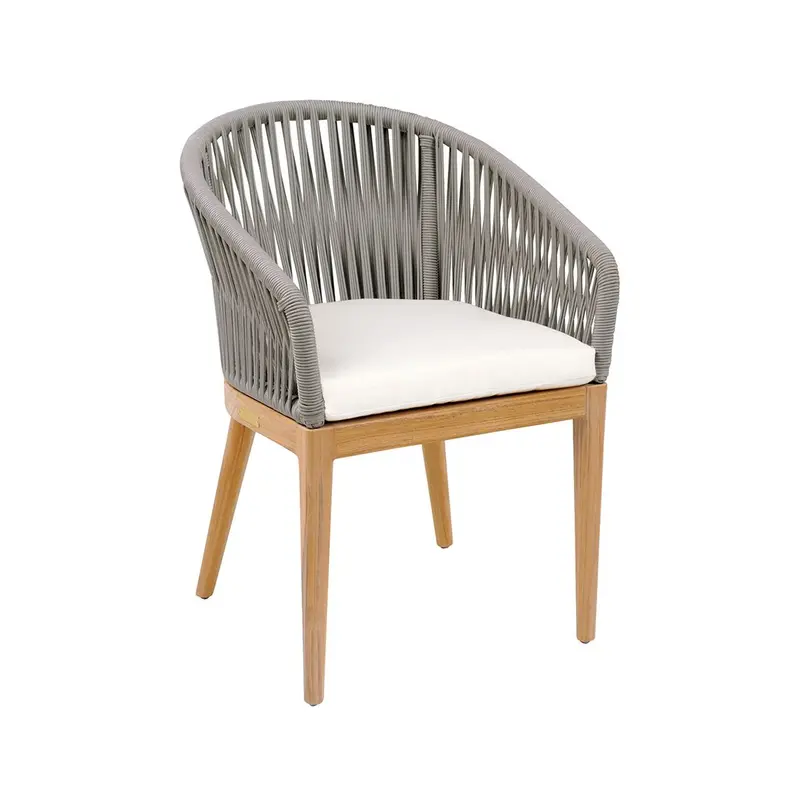 Lucia Dining Armchair – Stylish Teak Outdoor Dining Seat 1