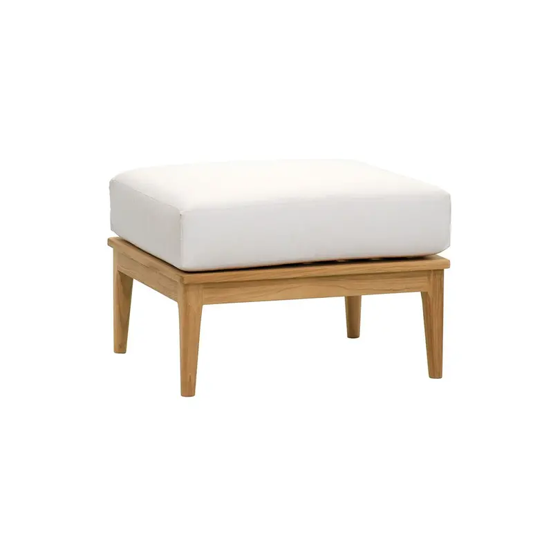 Lucia Woven Ottoman – Coordinating Outdoor Footrest 1