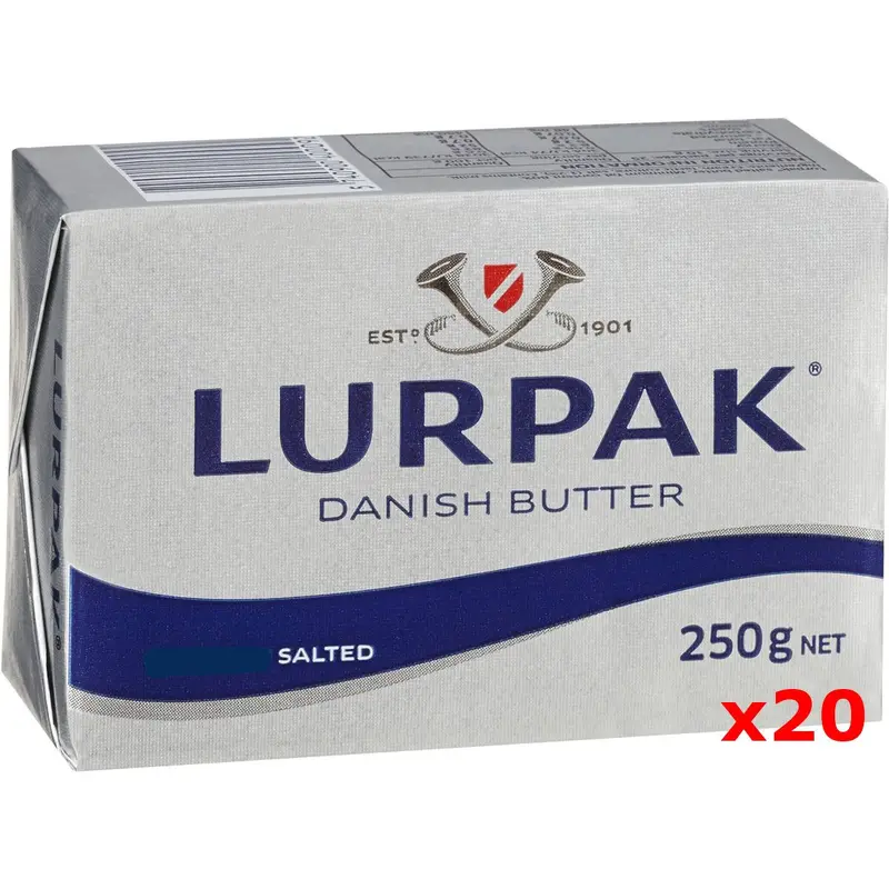 Lurpak Danish Salted Butter – Case Of 20 × 8 Oz Blocks 1
