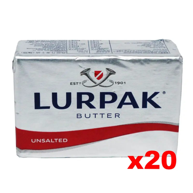 Lurpak Unsalted Danish Butter – Case Of 20 (8 Oz Each) 1