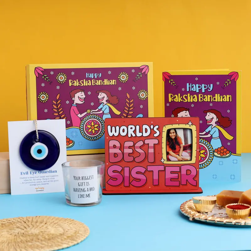 'Made For Sis' Rakhi Hamper – Curated Sibling Celebration Set 1