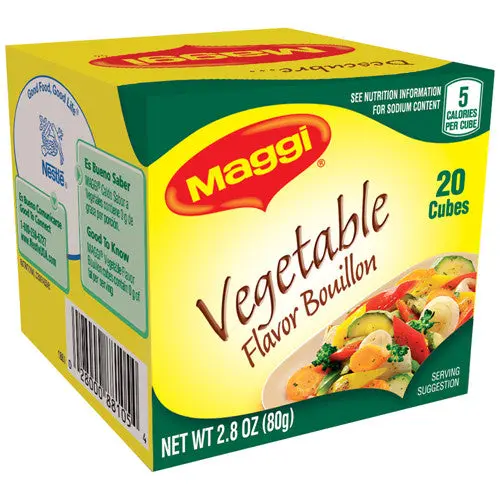 Maggi Vegetable Bouillon Powder – 80G (2.82 Oz) Jar 1